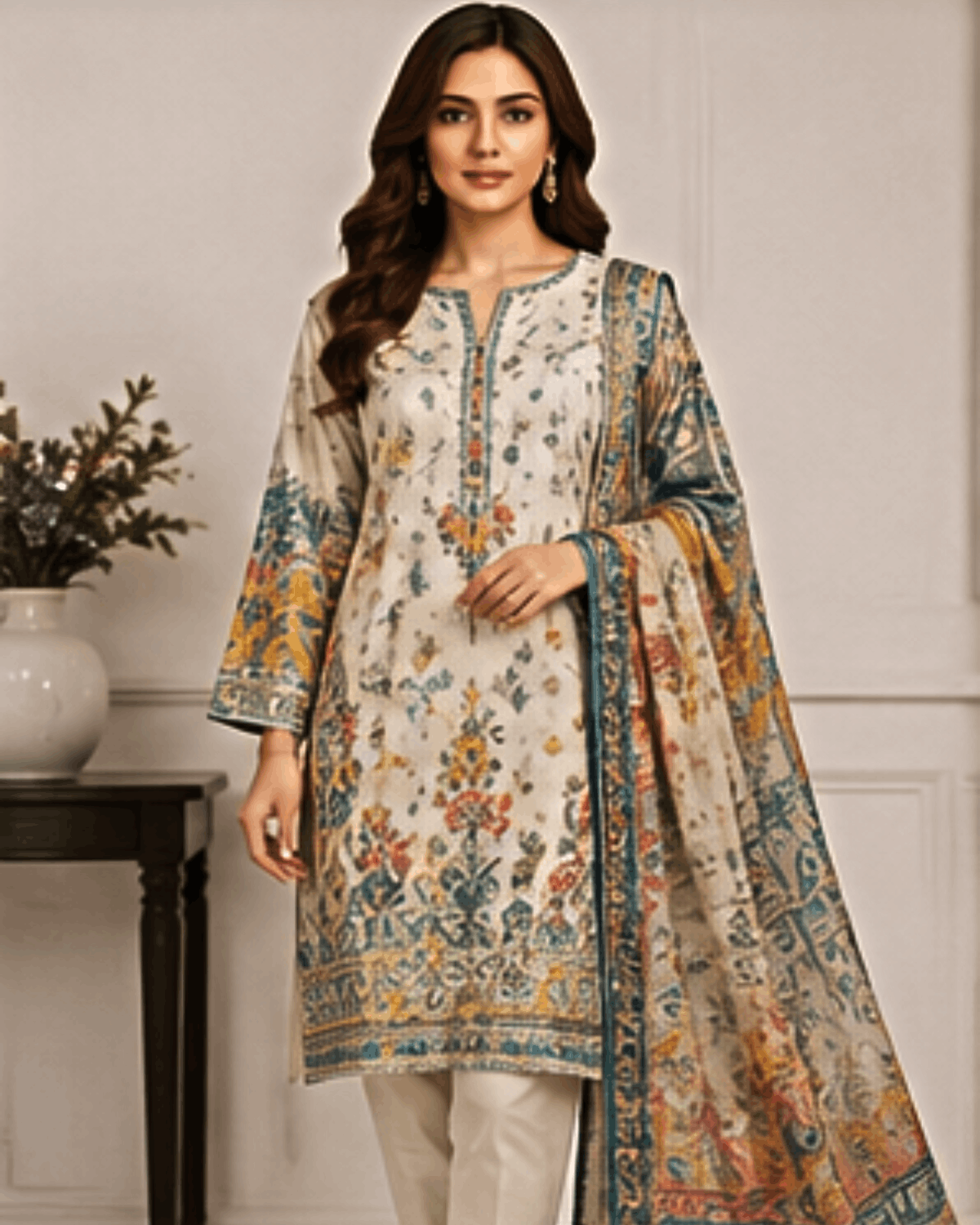 Digital Printed Lawn Suit