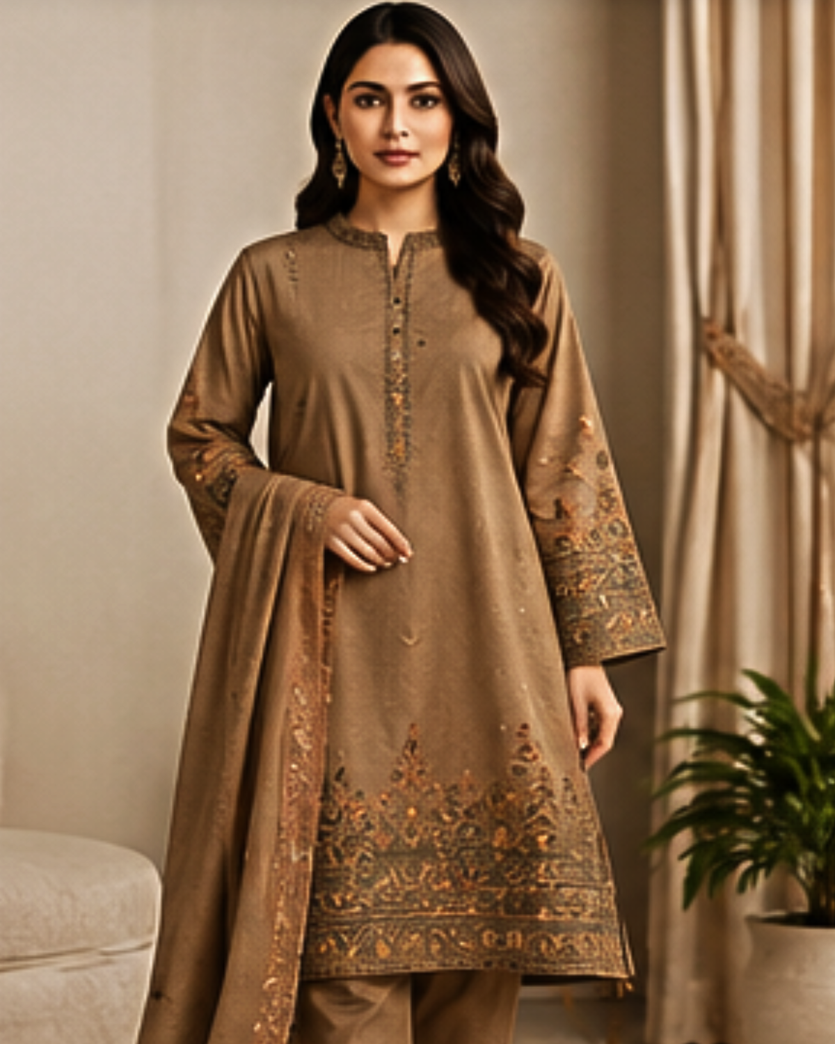 Linen Winter 2-Piece Suit